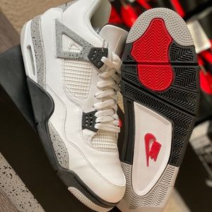 Air Jordan Retro 4 Cement Size 15 New